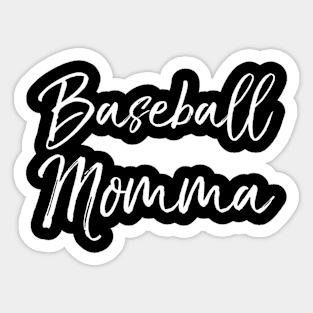 Mother'S Day For Ball Mom Baseball Momma Sticker